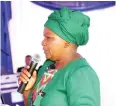  ?? ?? Mrs Betty Mutamba representi­ng the church expresses her views during an interactiv­e meeting to find ways to engage and counsel children who were recorded taking alcohol and also help their guardians at Zimbabwe House yesterday