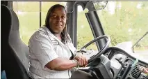  ?? PALM BEACH COUNTY SCHOOL DISTRICT ?? Bus driver Sharonda Akins of West Palm Beach is being praised for her quick thinking that helped save the life of a 6-year-old Jupiter Farms Elementary student.