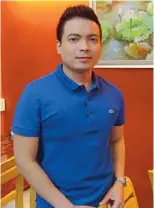  ??  ?? HOORAY FOR MALAY: Fahmi Sabri, manager of the Cili Padi Authentic Malaysian Restaurant, hopes to tempt more Thai tastebuds into trying out his homeland’s underrated cuisine.
