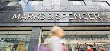  ??  ?? Marks & Spencer has gone from being Britain’s retail bellwether to a struggling chain that faces demotion from the FTSE 100