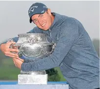  ??  ?? Nicolas Colsaerts with his trophy.