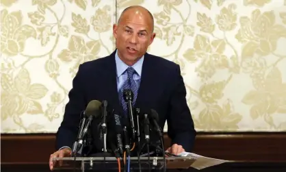  ??  ?? Michael Avenatti speaks at a news conference in Chicago, Illinois, on 15 July. Photograph: Nuccio DiNuzzo/Getty Images