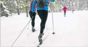  ?? SUBMITTED PHOTO ?? Skiing is just one way to get your exercise this winter in Richmond County.