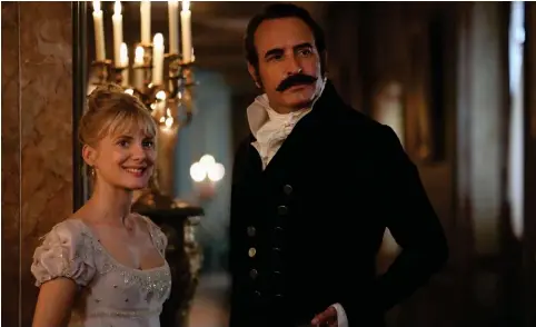  ?? (Eden Cinema) ?? A SCENE from ‘Return of the Hero’ with Jean Dujardin and Melanie Laurent.