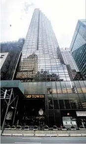  ?? FRANK FRANKLIN II/AP ?? Forbes magazine reported that Trump Tower in New York City generated $13 million in operating profits in 2019.