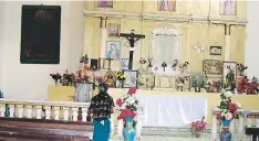  ?? FOTO: EFRAÍN SALGADO ?? El pasado viernes en horas de la madrugada individuos ingresaron a robar y causar daños en la iglesia de Marale.