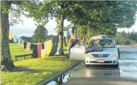  ?? Photo / Supplied ?? Many freedom campers, particular­ly from abroad, have been branded as a freeloadin­g blight on the landscape.