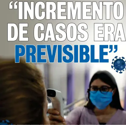  ?? JORGE NAVARRO ?? En nuestro país aumentan los contagios, pero no los hospitaliz­ados, eso es un buen síntoma.