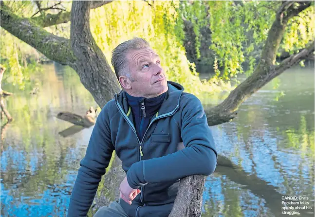  ??  ?? CANDID: Chris Packham talks openly about his struggles.