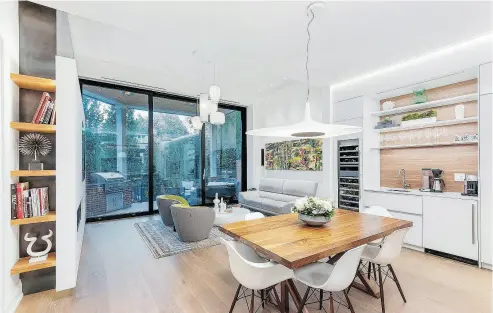  ??  ?? This central Toronto home “is perfect for couples looking to downsize from their family home but who are not ready for condominiu­m living,” says listing agent Kevin Loberg of Royal LePage Terrequity Realty.