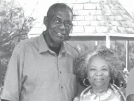  ?? Photo courtesy of Pearl Erata via AP ?? n This 2015 photo provided by Pearl Erata shows her and her nephew, Robert Howard, during a family visit to him in Hunt Correction­al Center in St. Gabriel, La. Howard, who was imprisoned at the age of 15, has since died while waiting on the state of...