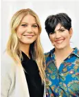  ?? ?? iElise Leohnen (right) no longer works for Goop, Gwyneth Paltrow’s wellness brand