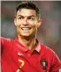  ?? ?? Cristiano Ronaldo took his internatio­nal tally to 117 goals