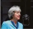  ?? Foto: Stansall, afp ?? Wie geht es weiter? Theresa May sagt nur: Brexit heißt Brexit.