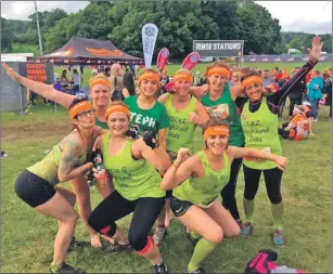  ??  ?? The Fort William girls took on Tough Mudder at the weekend.