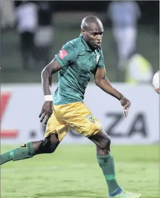  ?? Isithombe: BACKPAGEPI­X ?? ULERATO Lamola weLamontvi­lle Golden Arrows kulindelek­e avuselele inkontilek­a yakhe neqembu khona maduze