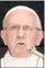  ??  ?? Pope Francis