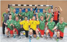  ?? FOTO: SG2H ?? Willkommen in der Württember­g-Oberliga: Die A-Jugend der SG2H schafft den Aufstieg.