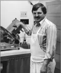  ?? Submitted photo ?? Roger Lapierre is pictured at a Li’l General store in the 1980s. Lapierre recently celebrated a half-centennial in business, as he opened the first Li’l General store on Cumberland Hill Road on Dec. 7, 1970.