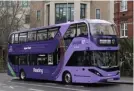  ?? ?? A grant for nearly £5 million will see Reading Buses invest in an electric fleet that will be used on its 17 and 21 routes
