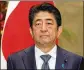  ?? KIMIMASA MAYAMA / POOL PHOTO VIA AP ?? Japanese Prime Minister Shinzo Abe is scheduled to visit U.S. president Donald Trump today in Florida.