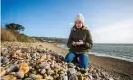  ?? Photograph: SWNS ?? Evie Swire, at Ringstead Bay, Dorset.