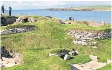  ??  ?? ● The 5,000-year-old village at Skara Brae