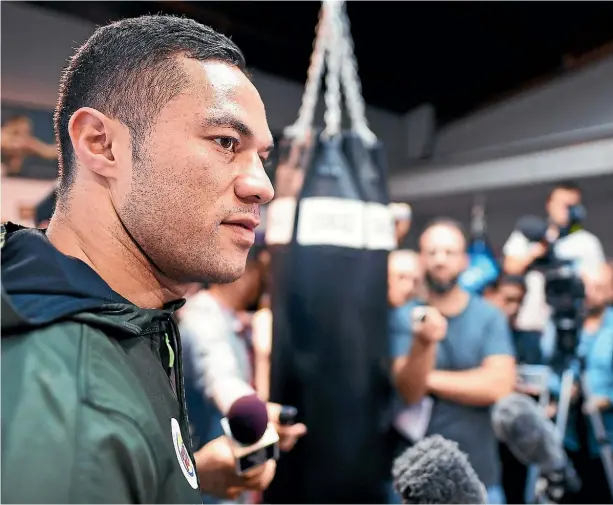  ??  ?? Joseph Parker: ‘The ultimate goal is to fight for a world championsh­ip and I think a place like theMGMwoul­d be the perfect place to hold it.’