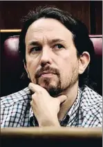  ?? OSCAR DEL POZO / AFP ?? Pablo Iglesias, líder de Podemos