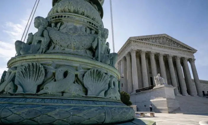  ?? Photograph: J Scott Applewhite/AP ?? The supreme court in Washington.