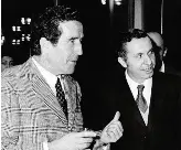 ?? ?? Da destra Antonio Ghirelli con Helenio Herrera