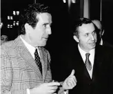  ?? ?? Da destra Antonio Ghirelli con Helenio Herrera