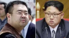 ??  ?? BROTHERLY LOVE? Kim Jong-nam, left, and Kim Jong-un