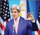  ?? NOEL CELIS/AFP ?? US Secretary of State John Kerry is to address increasing concerns over the ongoing conflict in Yemen on his two-day trip to Saudi Arabia.
