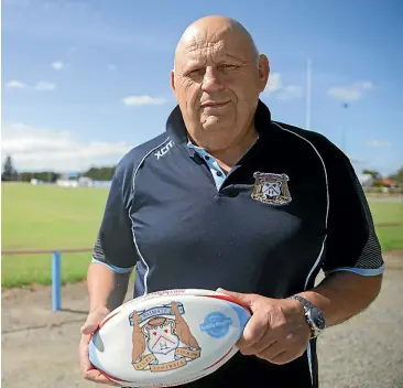  ?? BEJON HASWELL/ STUFF ?? John Bryce, a player, a coach, an administra­tor and general worker behind the scenes at the Waimate Rugby Club, has been honoured with life membership.