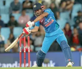  ?? — BCCI ?? Manish Pandey en route to his half century in the second T20.