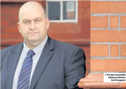  ??  ?? > Former Assembly cabinet minister Carl Sargeant