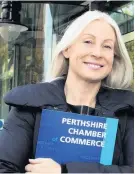  ??  ?? Considerab­le tollPerths­hire Chamber of Commerce chief executive Vicki Unite