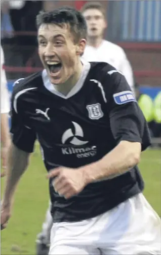  ??  ?? Craig Forsyth in action for Dundee before his move to Championsh­ip side Watford.