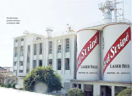  ?? FILE ?? The Red Stripe Jamaica brewery in Kingston.