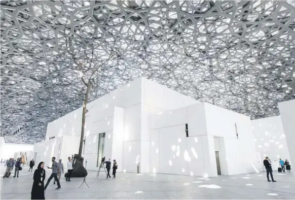  ?? Christophe­r Pike / The National ?? Renowned Louvre Abu Dhabi is celebratin­g a year since it opened its doors to the world