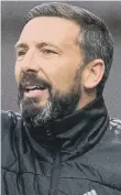  ??  ?? Derek McInnes.