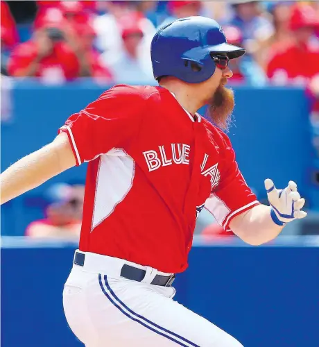  ?? DAVE ABEL ?? Former Toronto Blue Jays slugger Adam Lind, who hit .303 and had an .875 OPS with the Washington Nationals last season, is among several top free agents who have been unable to land a contract this season with spring training already underway.