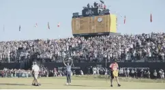  ??  ?? More than 150,000 spectators clearly enjoyed the Open