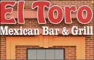  ?? STAFF 2013 ?? El Toro Mexican Bar and Grill has confirmed plans to open a new restaurant in the Centervill­e Square Shopping Center.