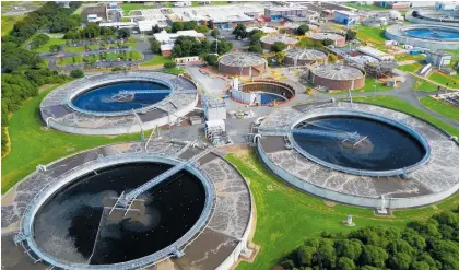  ??  ?? Mangere waste water plant in Auckland, where Watercare is regarded as a provider making the tough decisions needed to lift its game.