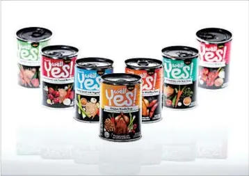  ?? MATT MCCLAIN/THE WASHINGTON POST ?? Campbell Soup is rolling out three new product lines, including Well Yes! soups, to meet changing consumer tastes.