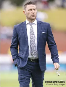  ?? Picture: Getty Images ?? BRENDON MCCULLUM