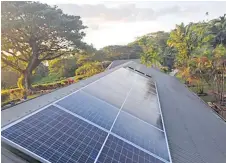  ?? Picture: SUPPLIED Picture: SUPPLIED ?? Left: Solar panel.
Right: Once the design was finalised, Vision Energy Solutions took on the responsibi­lity of building the solar system.