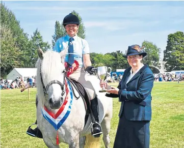  ?? ?? Highland pony champion Lurgan Fern Mhor, from Sally Murray, Lurgan, Aberfeldy.